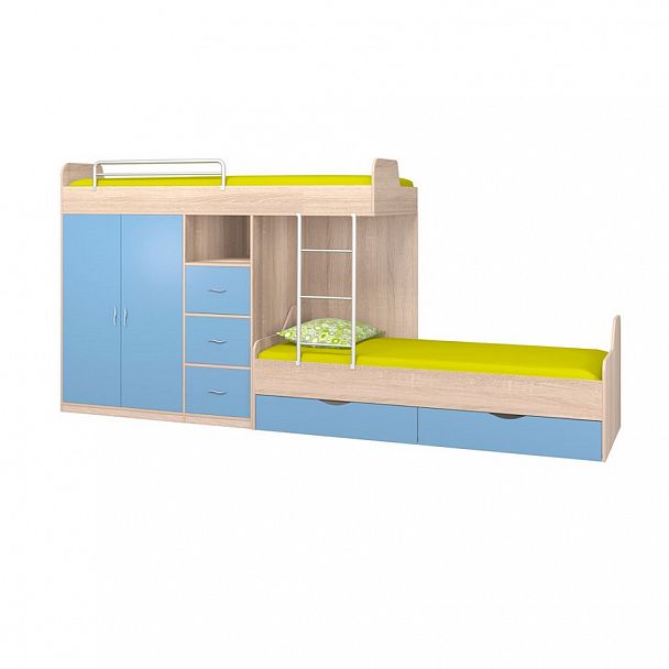Двухъярусная кровать "Дельта - 18.04.02" - Вид 1