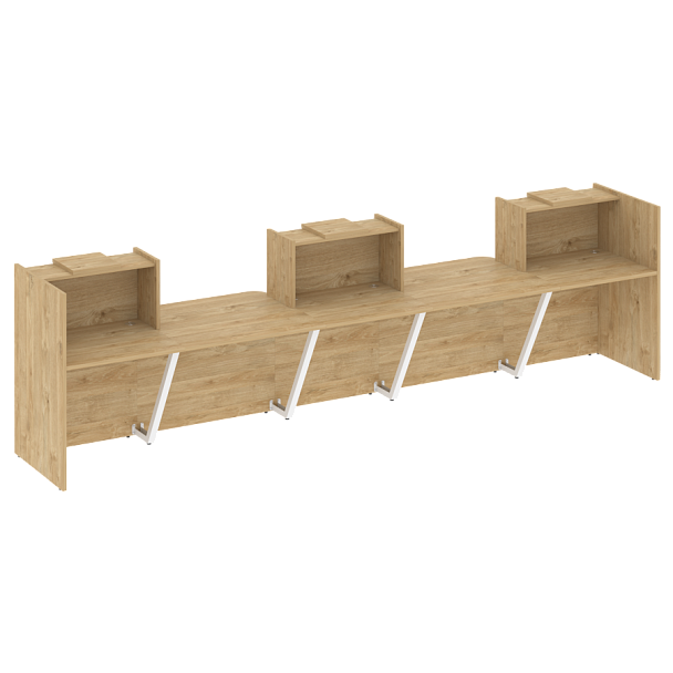 Ресепшн "Onix" O.R-K-20 тиквуд светлый/белый - Вид 1