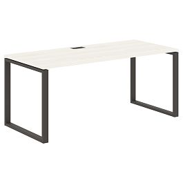Стол прямой EQST 1780 Ясень Траун/Мокко 1760х800х750 EDIS - Фото предпросмотра