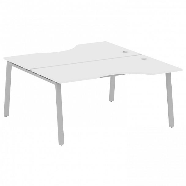 Рабочая станция "Metal System" БА.РАС-СА-2.1 белый/серый - Вид 1