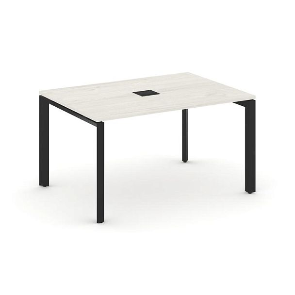 Style Project Next Стол переговорный SN-59P.SPRG-003 Дуб Наварра/Металл Черный 1380*980*750 - Вид 1