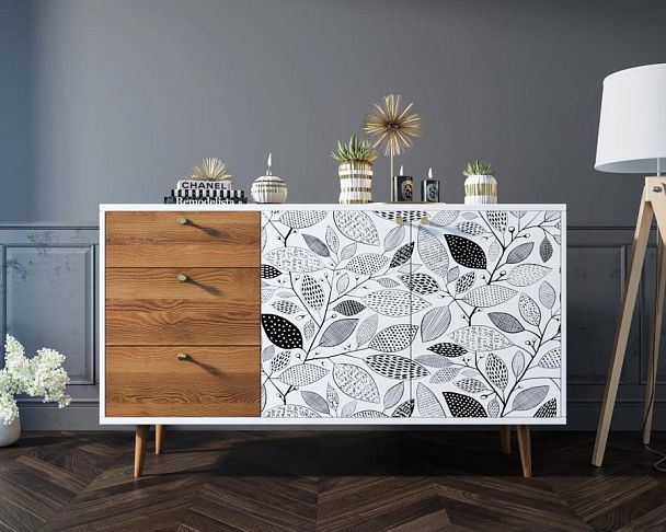 Комод Berber с двумя дверками и ящиками 9 принт арт BB05/Print_09 - Вид 4