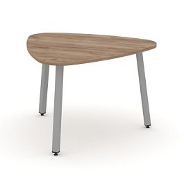 Стайл Проджект Стол переговорный SN-5.SPRG-71.3 Дуб Табак/Металл Серый 1200*1200*750 - Фото предпросмотра
