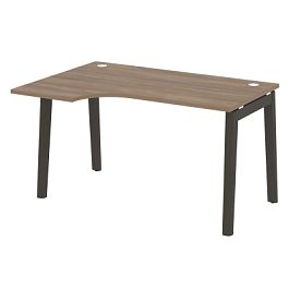 Onix Wood Стол эргономичный левый OW.SA-2 (L) Дуб аризона/Дуб тёмный/Антрацит металл 1380*980*750 (720/460) - Фото предпросмотра