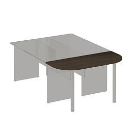 Брифинг-приставка без опор Формула ФР 432 венге темный - Фото предпросмотра