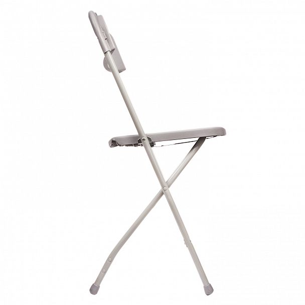 Стул складной для дома и офиса BRABIX "Golf CF-002", серый каркас, пластик серый, 531564 - Вид 4