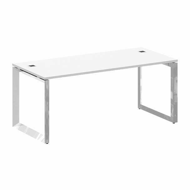 Стол рабочий руководителя на П-образном м/к "ONIX DIRECT LUX" M-O.MP-SRR-5.8 белый - Вид 1