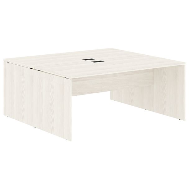 Стол двойной ED2ST 1780 Ясень Траун/Черный 1760х1606х750 EDIS - Вид 1