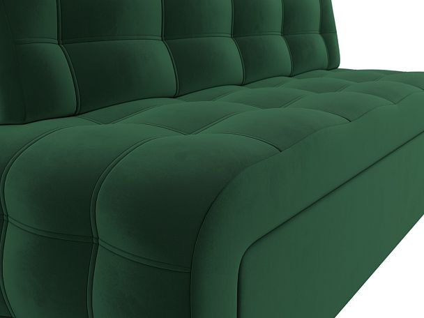 Диван кухонный прямой Люксор Велюр зеленый - Вид 4