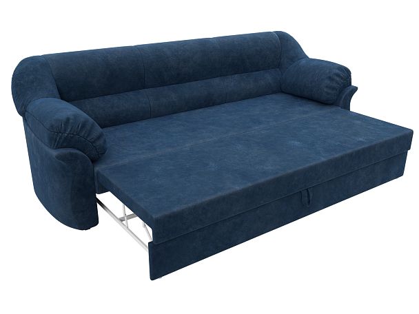 Диван прямой Карнелла Велюр синий - Вид 7