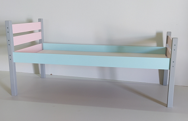 Кровать детская ЛДСП/массив КЛД-020, 1200 - Вид 1