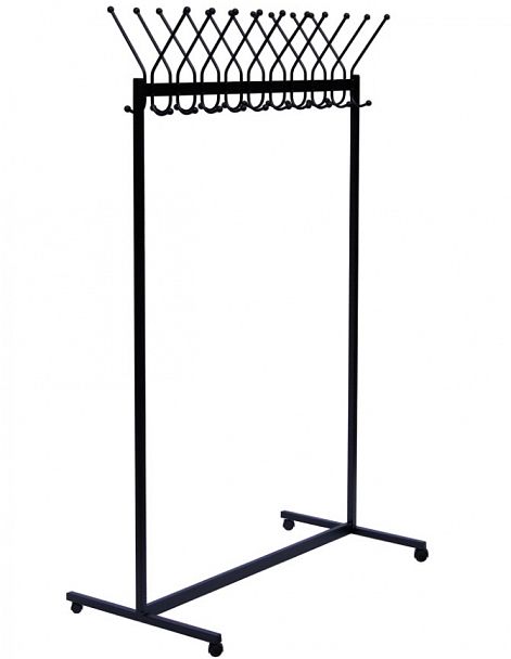 Вешалка КР-12ЛМ 1200х600х1930 черный "Вешалки" ТК-002561000812 черный - Вид 1
