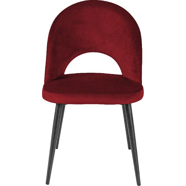 Комплект кухонных стульев Рэди бордовый велюр/черный, 4 шт. - Вид 2