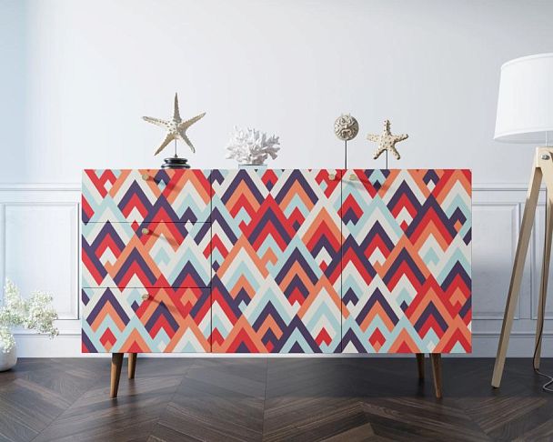 Комод Berber с двумя дверками и ящиками принт 2 арт BB17/Print_02 - Вид 4