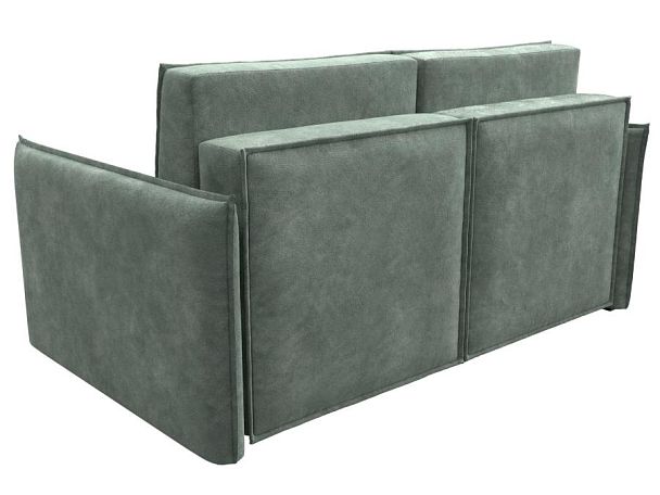 Диван прямой Либерти мини Велюр зеленый - Вид 6