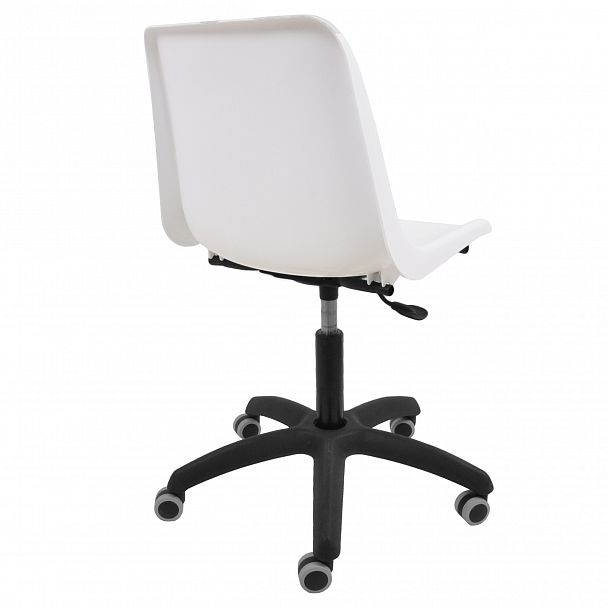 Кресло "Vicenza SW на черной крестовине Somalia" белый - Вид 4