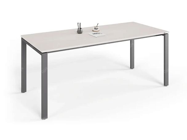 UNITY РМС8-18 ДУБ МОЛОЧНЫЙ Стол на металлокаркасе прямой 1800х800х750 - Вид 3