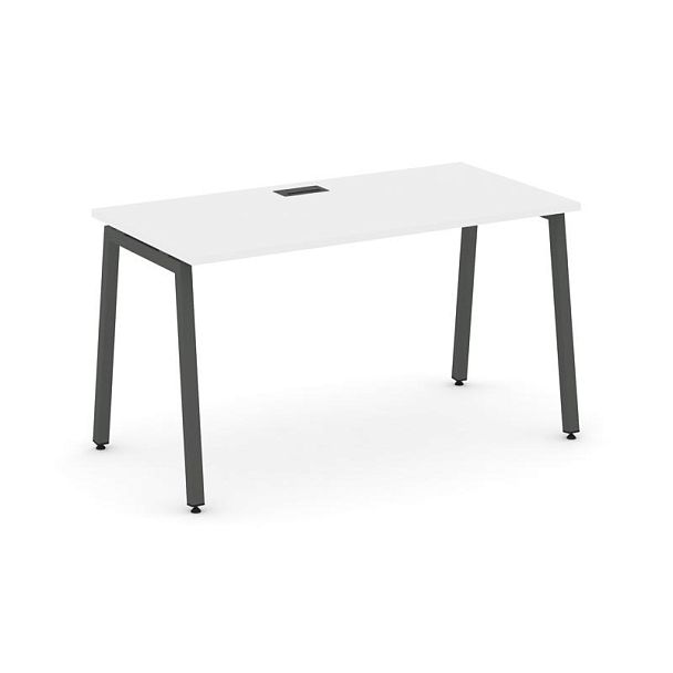 Стайл Проджект Стол письменный SN-4A.SP-012 Белый/Металл Антрацит 1180*700*750 - Вид 1