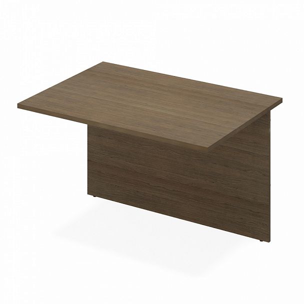 Модуль стойки-ресепшн прямой низкий "Лидер" ПК-ИМД-СКР120х85/Н-В1-299 дуб шамони - Вид 1