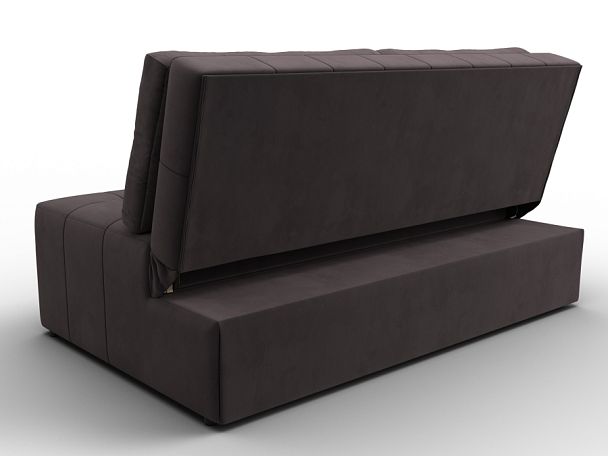 Диван прямой Лига-107 (140) Велюр коричневый - Вид 5