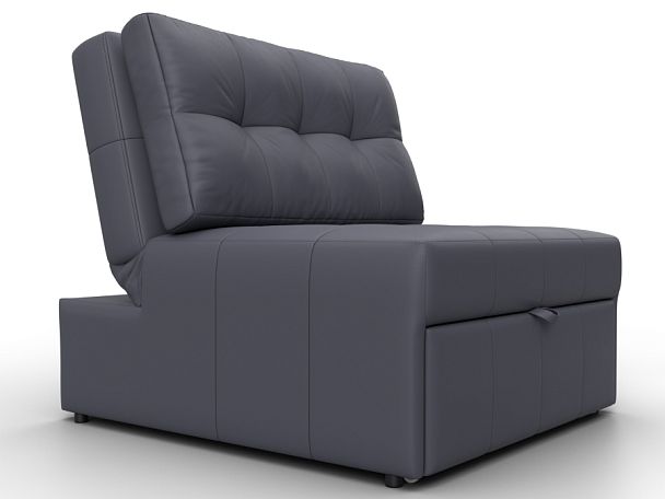 Кресло-кровать Лига-107 (80) Экокожа серый - Вид 3