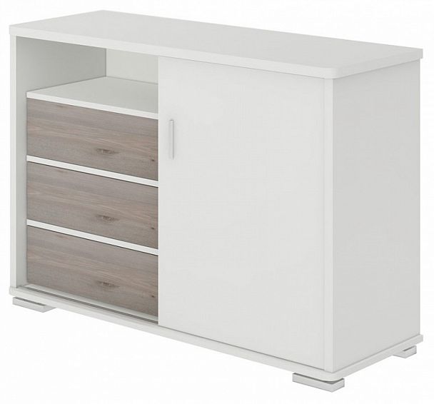 Тумба комбинированная Домино ТБ-45 Белый/Нельсон - Вид 1
