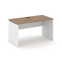 Стайл Проджект Стол письменный SN-D.SP-013 Дуб Табак/Белый/Черная Заглушка 1380*700*750 - Фото предпросмотра