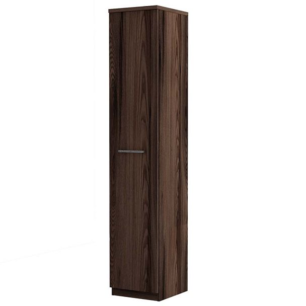 Шкаф для бумаг узкий закрытый Spring 39x42x199 дезира тёмная - Вид 1