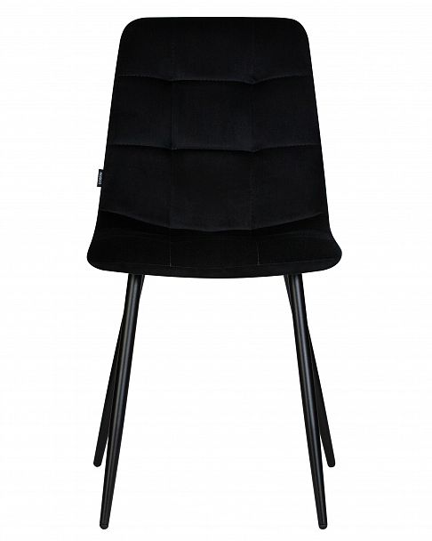 Стул обеденный DOBRIN CHILLY (Черный Holland 75, основание черное) - Вид 6