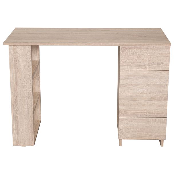 Стол письменный/компьютерный BRABIX "Scandi CD-016", 1100х500х750 мм, 4 ящика, дуб сонома, 641892, ЦБ013707-2 - Вид 25