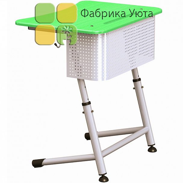 Парта "Премьера 1Р" с перф. экр., рег., цвет (3-7 гр) - Вид 3