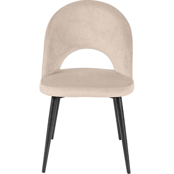 Стул кухонный Рэди кремовый велюр/черный - Вид 2