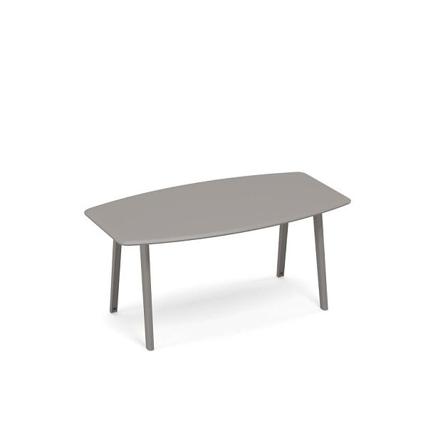 Стол для переговоров фигурный METAL Time metal ТМ М1 142 мокко премиум - Вид 1