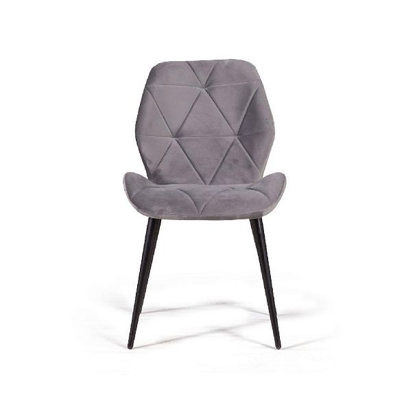 Стул Crystal, бархат светло-серый 26 - Вид 2