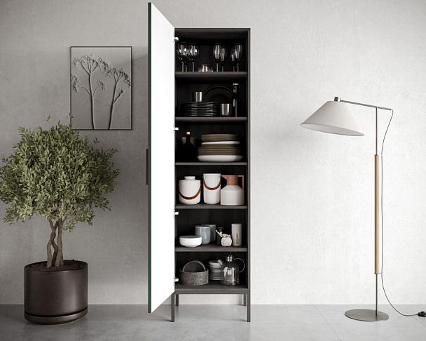 Шкаф c одной дверкой Nicole арт NEM101G - Вид 3