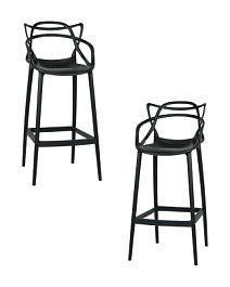 Набор 2 шт Стул барный DOBRIN MASTERS BAR (чёрный (B-03)) - Фото предпросмотра