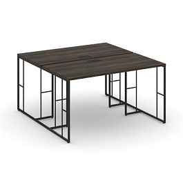 Rift Рабочая станция RF.DRS-012 Дуб Мали/Металл Черный 1180*1432*750 - Фото предпросмотра