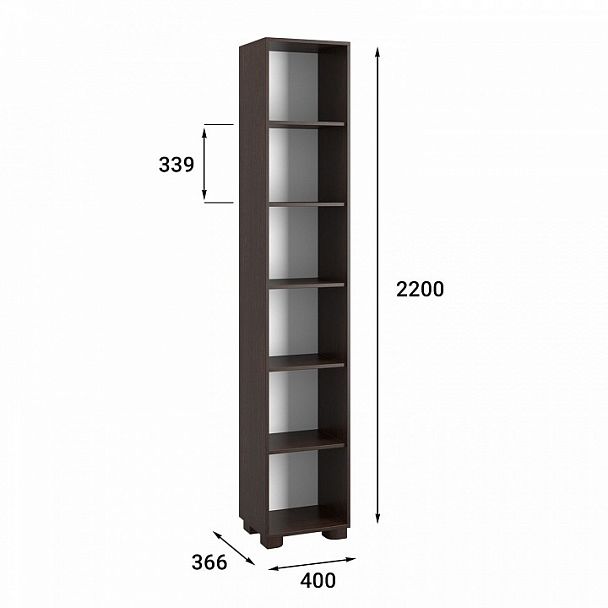 Стеллаж-колонка Монблан МБ-22 - Вид 2