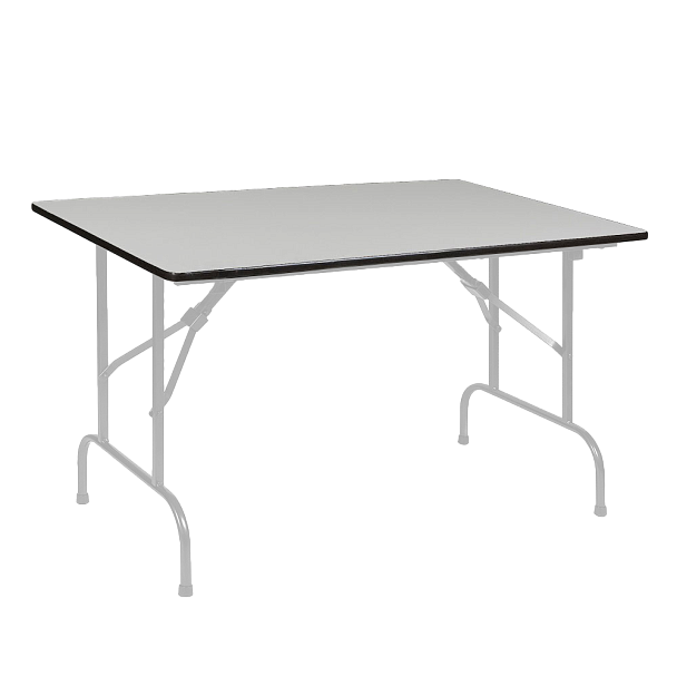 Стол Лидер 1, 900х600, серый, белый, без отбойников - Вид 2
