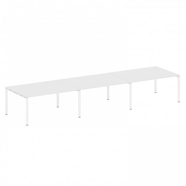 Стол для переговоров "Metal System" БП.ПРГ-3.4 белый - Вид 1