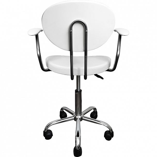 Кресло М106-04 white с подлокотниками - Вид 8