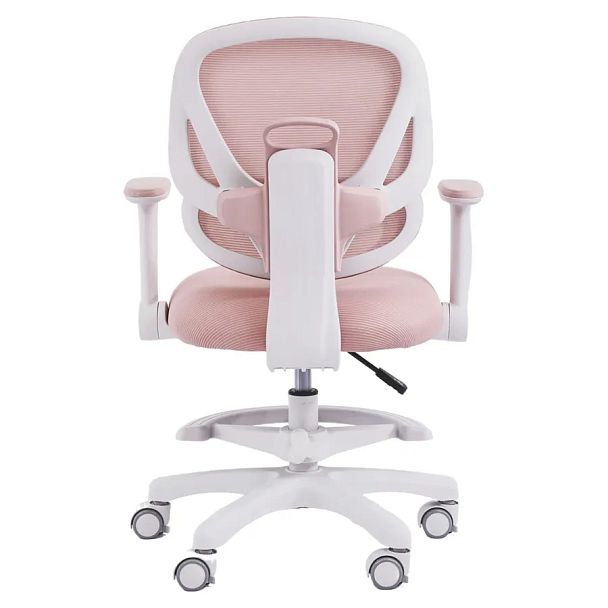 Кресло детское с подставкой для ног BRABIX KIDS "MG-220", сетка/ткань TW, розовое, 533314 - Вид 5