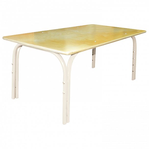 Стол детский Яшка, регулируемый (фанера/металл, слоновая кость), гр.1-3 - Вид 2