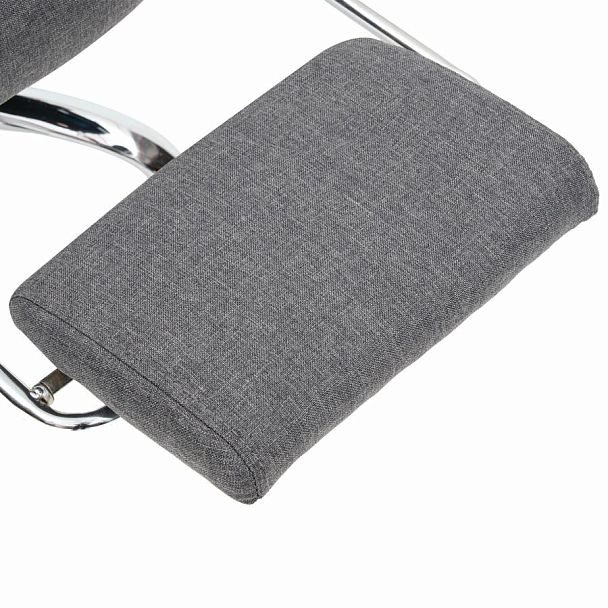 Кресло офисное CROMEX "Chill MS-005", с функцией вибромассажа, подножка, ткань, серое, 532959 - Вид 18