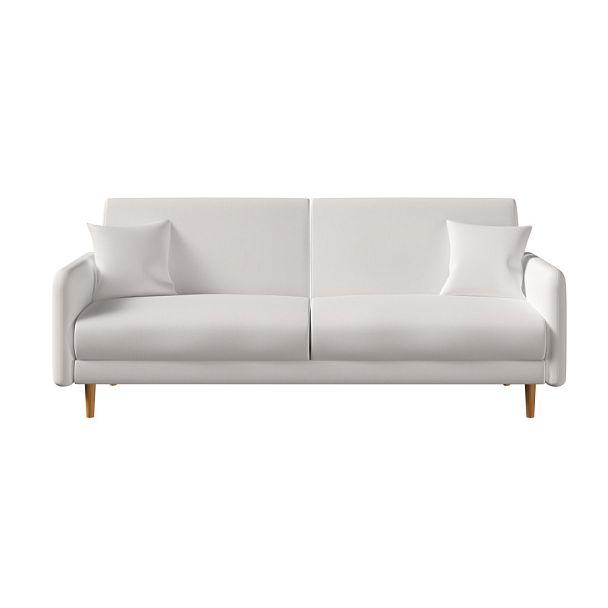 Диван-релакс трехместный Chairman Ларс 2060х900х860 велюр бежевый - Вид 1