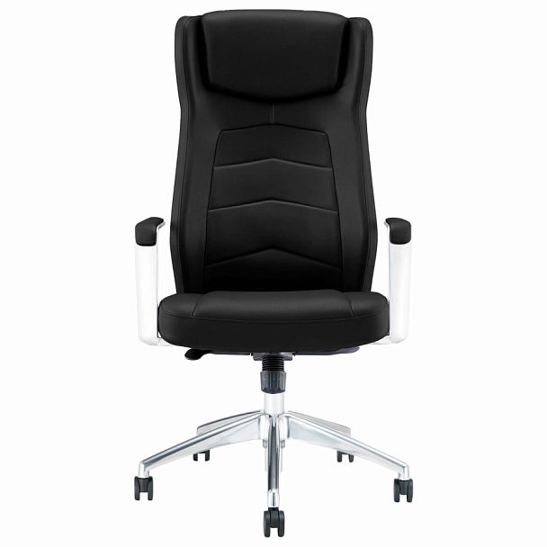 Кресло BRABIX PREMIUM Viking EX-759, синхромеханизм, алюминий, натуральная кожа, черное, 532933 - Вид 1