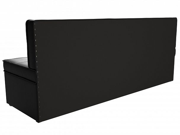 Кухонный диван Техас (полностью экокожа черная) - Вид 7
