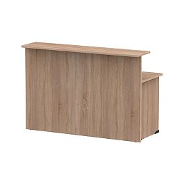 Стойка ресепшн прямая СР-160/60 дуб сонома - Фото предпросмотра