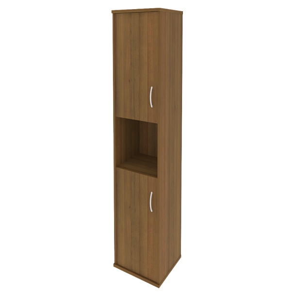 Riva Шкаф высокий узкий левый А.СУ-1.5 (L) Орех 404*365*1980 - Вид 1