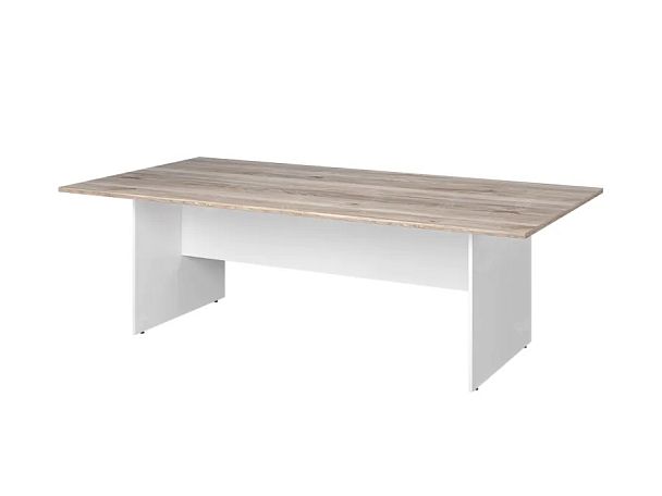 TANDEM RTD007-240-MA Конференц-стол прямоугольный ун-й 2400х1200х750 Дуб Маувелла/Белый - Вид 1